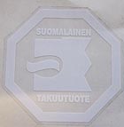 Suomalainen takuutuotetarra 1kpl valkoinen