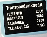 Transponder  tarra 50x35mm